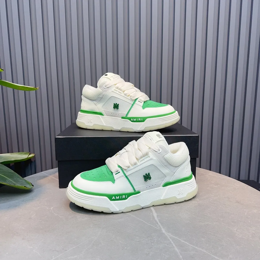 Men's shoes 💰660💰 AMIRI AMIRI trendy brand hot sale 🔥 Available all year round, couples 💑 Official website synchronization Imported fabrics 1⃣️ vs 1⃣️ replica, original factory special original sole, 35-45 (45. non-refundable)